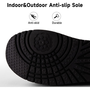 Non-Slip Warm Faux Fur Slippers by komore