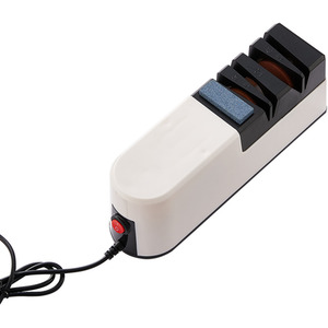 Electric Knife Sharpener - White + Black by Livingandhome