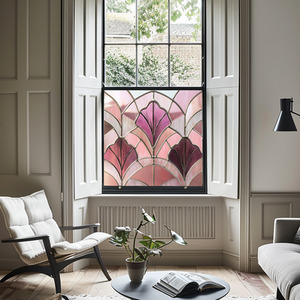 Acciano Art Deco Stained Glass Window Film by Creative Printing Solutions