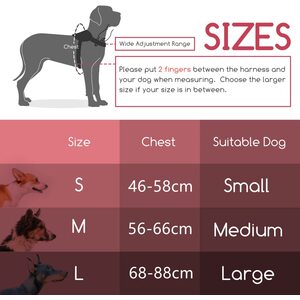 Dog Reflective Adjustable No-Pull Dog Vest Harness by Nobleza