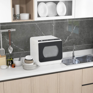 HOMCOM Table Top Dishwasher with 4 Settings by HOMCOM
