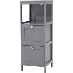 Compact Wooden Bathroom Cabinet with Drawers by Livingandhome