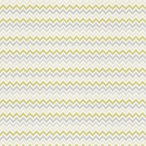 Limit Chevron Zigzag Wallpaper - Green by Prestigious Textiles