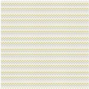 Limit Chevron Zigzag Wallpaper - Green by Prestigious Textiles