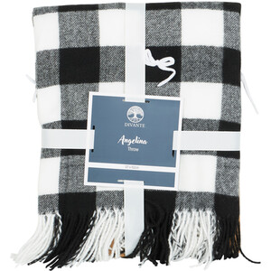 Angelina Bow Throw - Monochrome