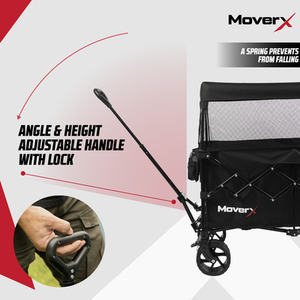 Folding Canopy Festival Wagon - Black by MoverX