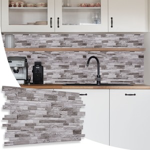 3D Wall Panels (96x48 cm) PVC Cladding Panel Stone Effect by NOVECRAFTO