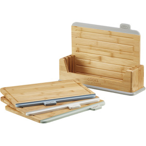 Bamboo Index Chopping Boards by Cooks Professional