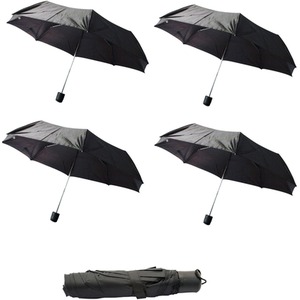 Compact Folding Umbrella - Black / 4 by Prima