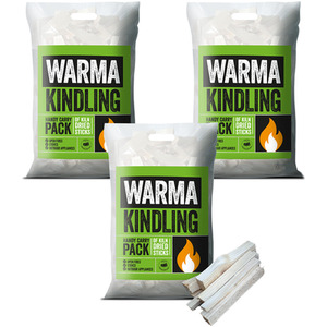 Warma Kindling Wood Carry Bags - Natural / 3 by Warma