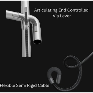 TD450S Articulating 8.5mm Lens Inspection Camera - Grey by UK Inspection Camera
