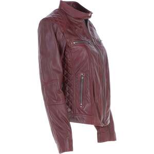Donna Milano Real Leather Biker Style Jacket by Ashwood Leather