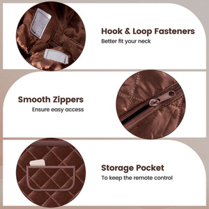 Personal Therapeutic Steam Spa Foldbale Steam Sauna - Brown by Costway