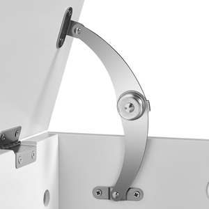 Large Square Wooden Laundry Basket - White by Yaheetech