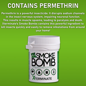 Xterminate XXL Smoke Bomb Fogger Fumer for Bed Bugs - White / 8 by Xterminate