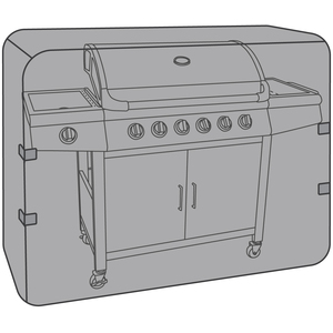 Charles Bentley Bbq Gas Charcoal Premium Bbq Cover - Black by Charles Bentley