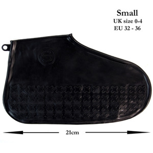 Shoe Covers Reusable Silicone Waterproof Protector - Black by Actiasgear