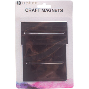 Pack of Craft Magnets - Black by Art Studio