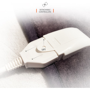 Electric Heated Throw - Grey / Double / 160cm by WARMER