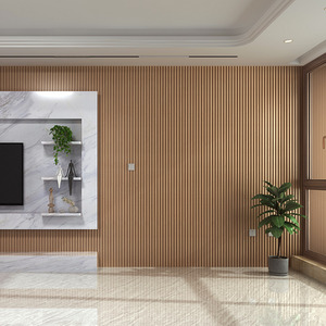 Matteo Acoustic Slat Wall Panels - Teak / 1 by Matteo