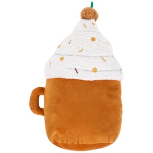 Pumpkin Spiced Shaped Cushion - Brown