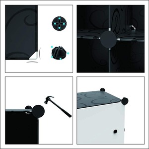 16 Cube Portable Wardrobe - Multicolour