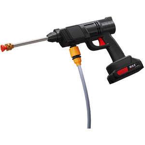 Electric Cordless Handheld Pressure Washer with 2 Batteries - Black by Livingandhome