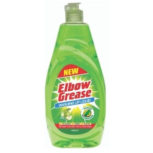 Elbow Grease Washing Up Liquid Apple Fresh 600ml - White by Elbow Grease