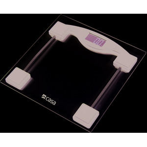 Electronic Glass Bathroom Scale Range - Black by Casa