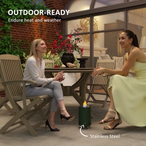 Outsunny Stainless Steel Smokeless Fire Pit 842-388 by Outsunny