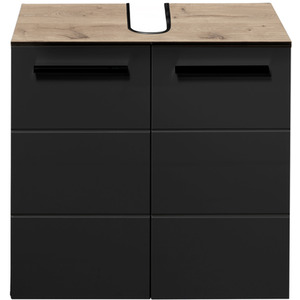 Vista Under Sink Cabinet - Black by Julian Bowen