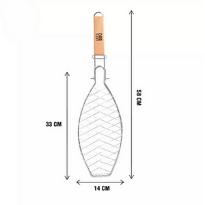 BBQ Mesh Grill Basket - Silver / 14cm by Marco Paul