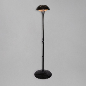 Floor Standing Outdoor Patio Heater - Black by Litecraft