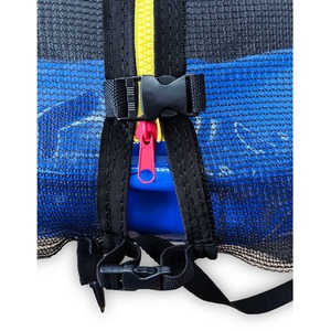 GALACTICA Trampoline Set Enclosure included - Blue / 12ft by GALACTICA