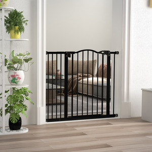 PawHut Adjustable Metal Pet Gate Safety Barrier by PawHut