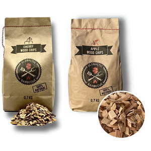 Apple and Cherry Smoking Wood Chips Sets - Natural / 2 by Globaltic Barbecue