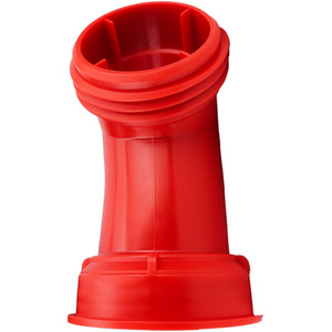 IBC S100x8 (3 inch) Female to IBC S100x8 (3 inch) Male 45-degree elbow - Red by DNA PACKAGING LTD