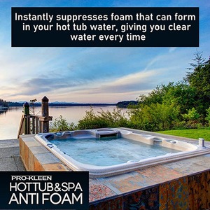 Hot Tub and Spa Anti Foam Formula - White / 1l by Pro-Kleen