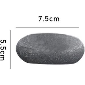 Basalt Stone Set for Massage - Grey / 8kg by Livingandhome