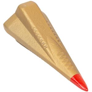 Steel Wood Splitting Wedge - 1.8kg - Gold - Gold by Harbour Housewares