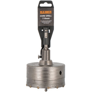 Saber Core Drill - 110mm (for medium density) by Saber