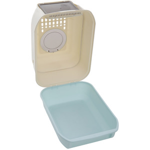 Kidkid Large Top Entry Cat Litter Box with Hood and Scoop by Kidkid