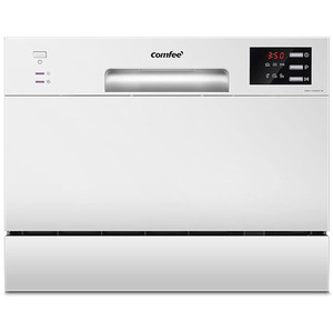 6.5L Freestanding Compact Dishwasher with LED Display by Comfee