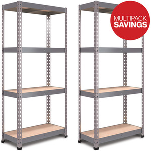 Pack of 2 FastLok Garage Shelving Racking Units by RB BOSS