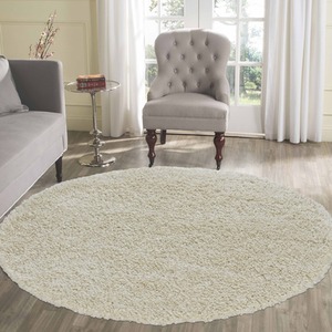 Desire Rugs Plain Living Room Fluffy Shaggy Area Rugs by Desire Rugs