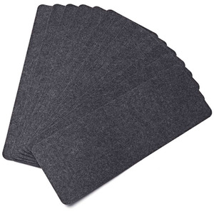 14PCS Non-slip Staircase Step Carpet Floor Protection - Dark Grey by Livingandhome