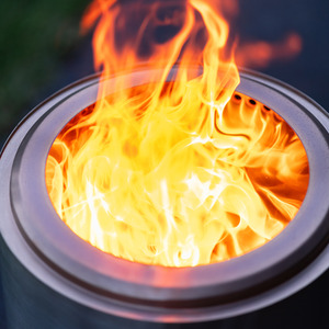 RedFire Volcano Fire Pit 2 Colours 38cm Diameter - Black by RedFire