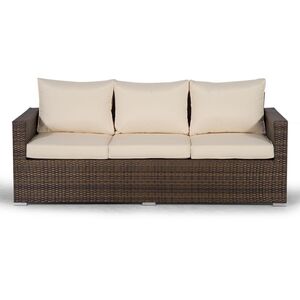 Giardino Sydney Rattan 2 Seater Loveseat Sofa - Brown by Giardino