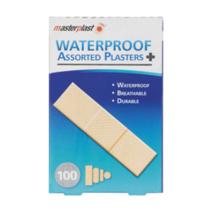 Pack of 100 Masterplast Water Proof Assorted Plasters by masterplast
