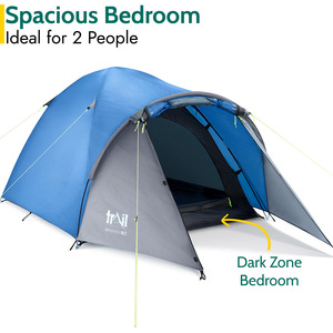 Bracken 2 Person Tent - Blue by Trail